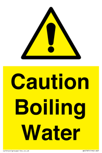 Caution Boiling Water